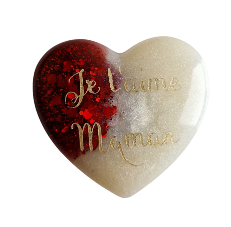 Magnet Coeur Arrondi – Personnalisable