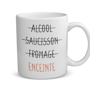 Mug céramique | Alcool, saucisson, fromage, enceinte