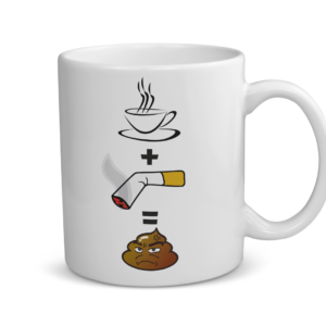 Mug céramique | Café clope caca