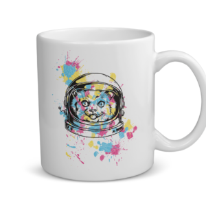 Mug céramique | Chat astronaute