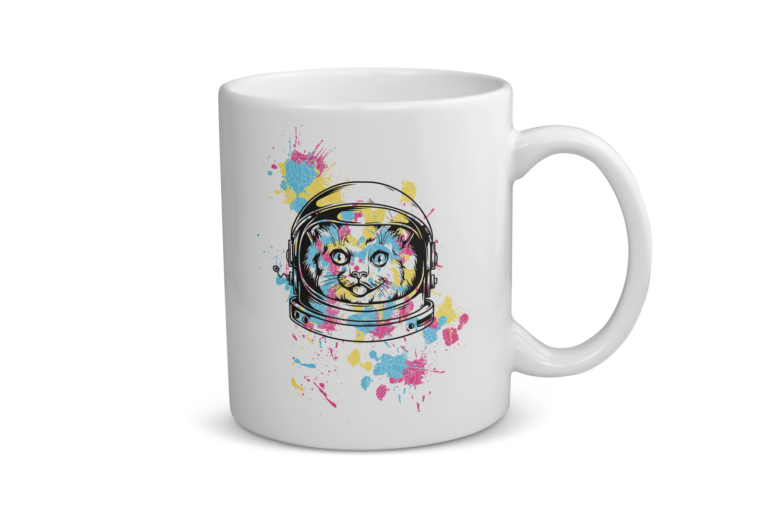 Mug céramique | Chat astronaute