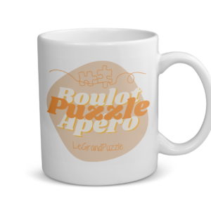 Mug céramique | Boulot Puzzle Apéro