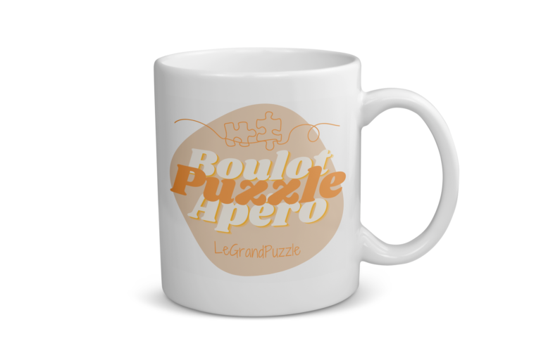 Mug céramique | Boulot Puzzle Apéro