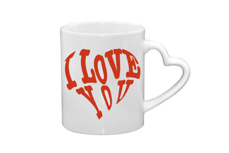 Mug coeur céramique | I LOVE YOU