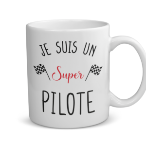 Mug céramique | Je suis un super pilote
