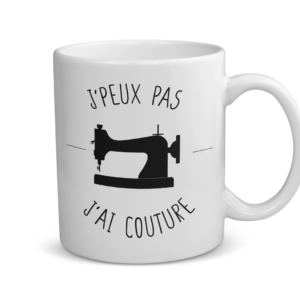 Mug céramique | J'peux pas j'ai couture