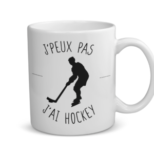 Mug céramique | J’peux pas j’ai hockey