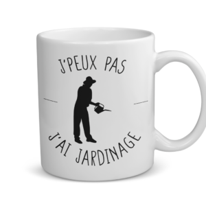 Mug céramique | J'peux pas j'ai jardinage