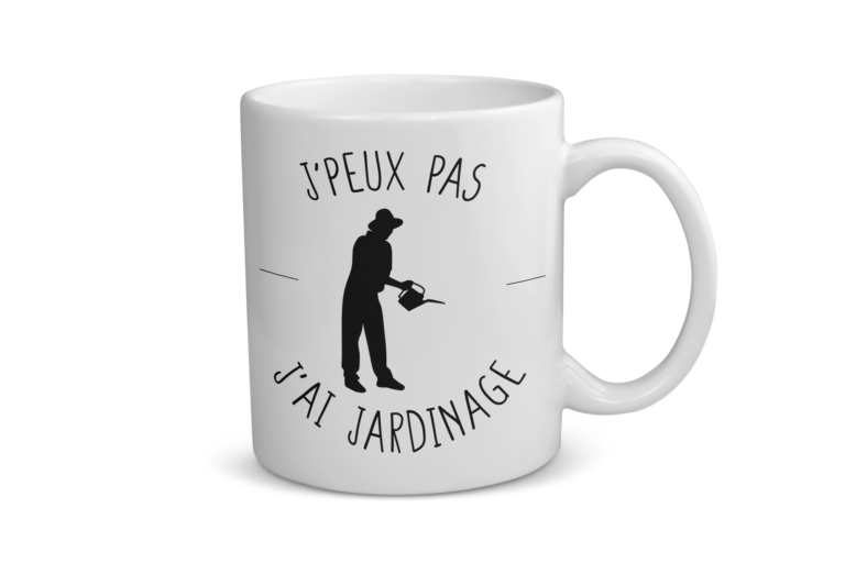 Mug céramique | J&rsquo;peux pas j&rsquo;ai jardinage