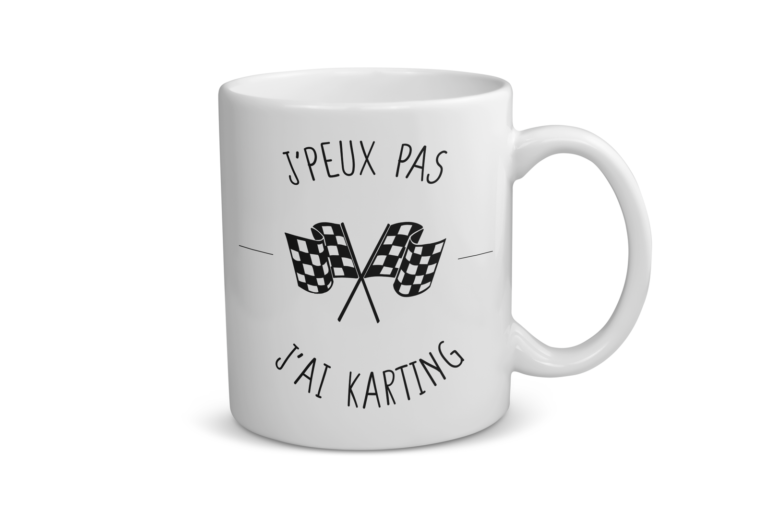 Mug céramique | J’peux pas j’ai karting