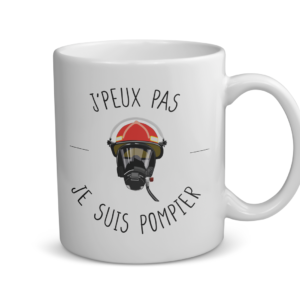 Mug céramique | J'peux pas je suis pompier