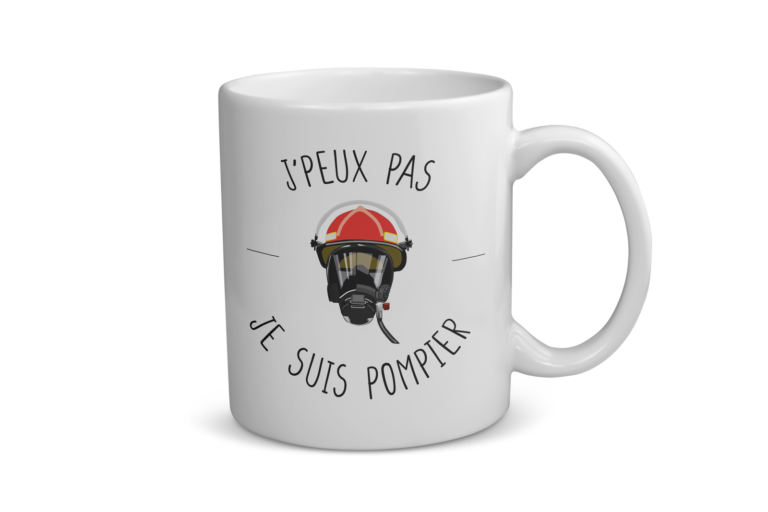 Mug céramique | J&rsquo;peux pas je suis pompier