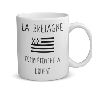 Mug céramique | La bretagne complètement à l'ouest