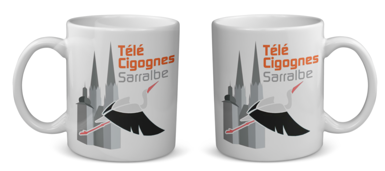 Mug céramique | Télé Cigognes église