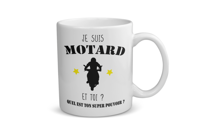 Mug céramique | Je suis motard