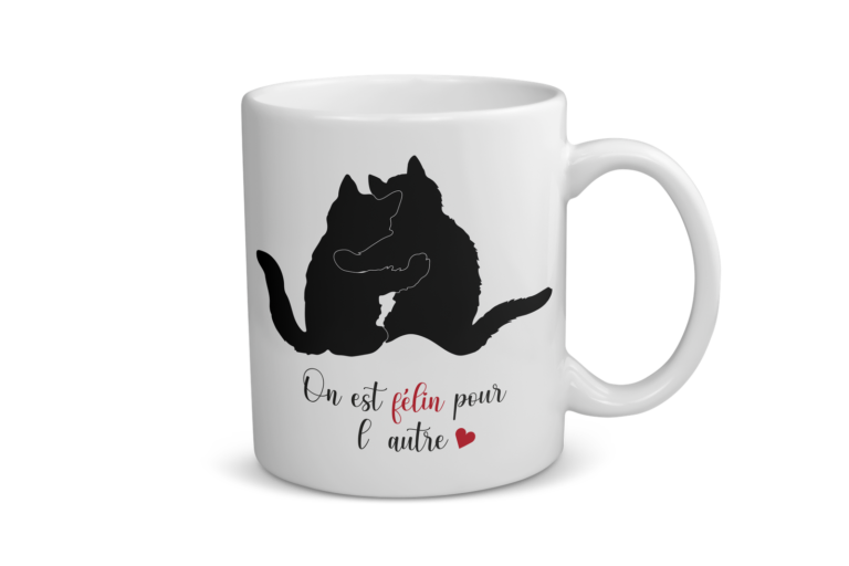 Mug céramique | On est félin pour l&rsquo;autre