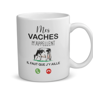 Mug céramique | Mes vaches m'appellent...