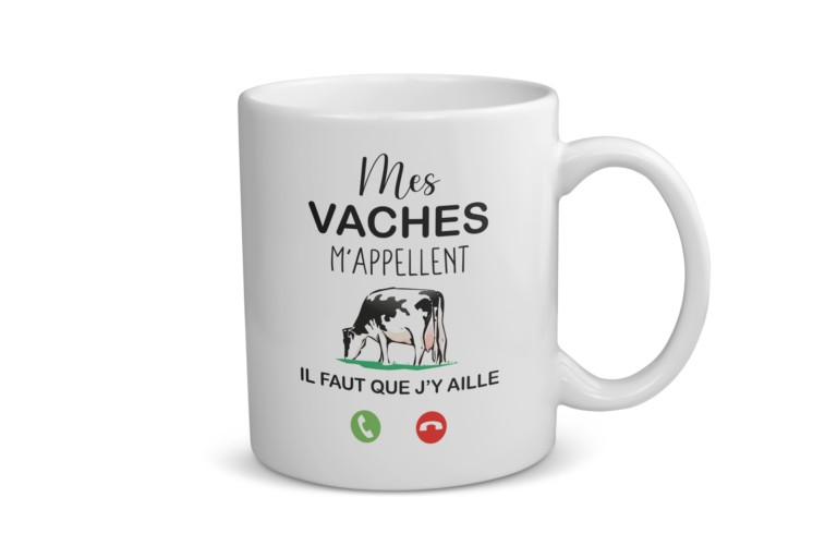 Mug céramique | Mes vaches m&rsquo;appellent…