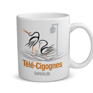 Mug céramique | Télé Cigognes oeuf