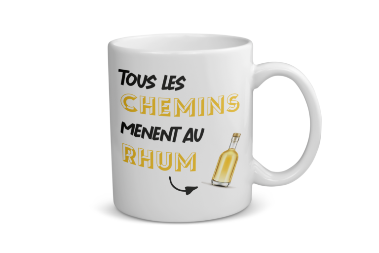 Mug céramique | Tous les chemins mènent au rhum