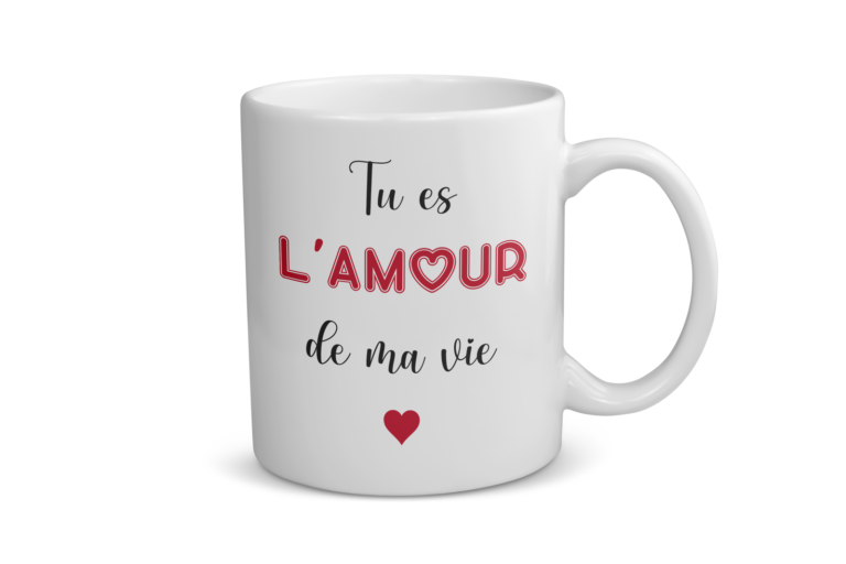 Mug céramique | Tu es l&rsquo;amour de ma vie