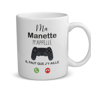 Mug céramique | Ma manette m'appelle...