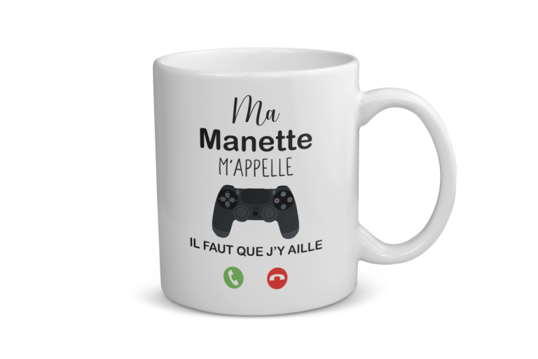 Mug céramique | Ma manette m&rsquo;appelle…