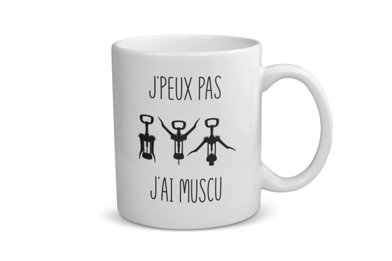 Mug céramique | J&rsquo;peux pas j&rsquo;ai muscu